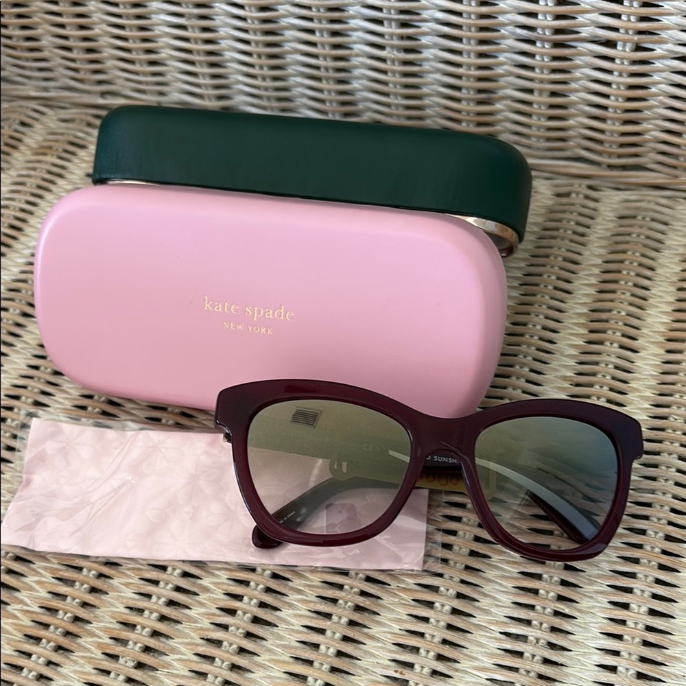 Kate Spade Red Sunglasses Classic Accessories